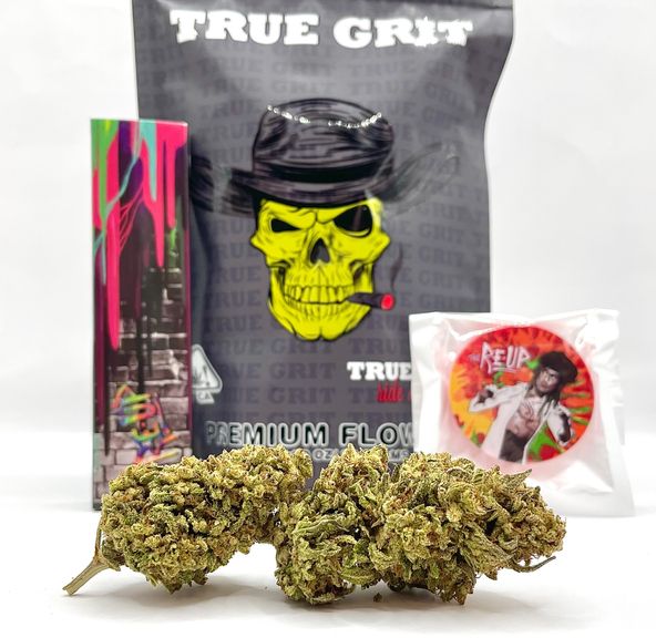 PRE-ORDER ONLY *Deal! $89 1 oz. Glitter Bomb (29.16%/Hybrid - Indica Dominant) + Rolling Papers + PopSocket