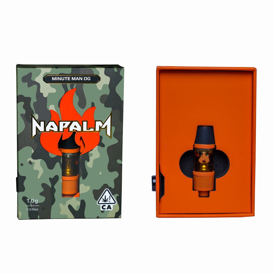 1. Napalm 13.5mm 1g Live Resin Diamonds Cartridge - Minute Man OG (I) *SALE*