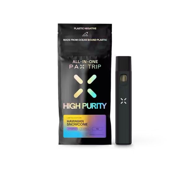 PAX- Limited Edition Hawaiian Snowcone Trip All-In-One High Purity THC 1g (H)