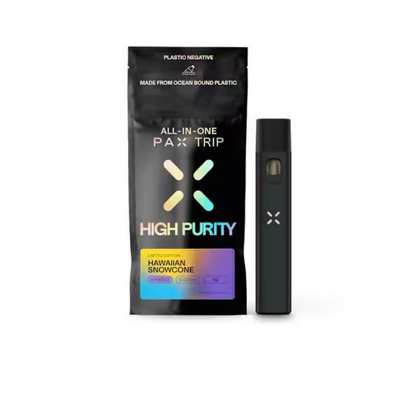 PAX- Limited Edition Hawaiian Snowcone Trip All-In-One High Purity THC 1g (H)