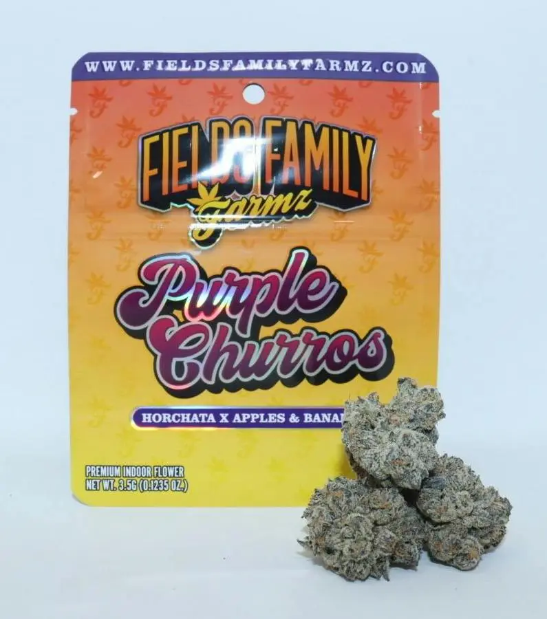 Fields Family Farmz Purple Churros 3.5g 32%
