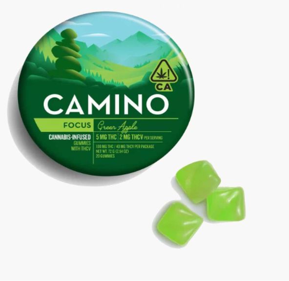 [Camino] THCV Gummies - 2:1 - Green Apple Focus (S)