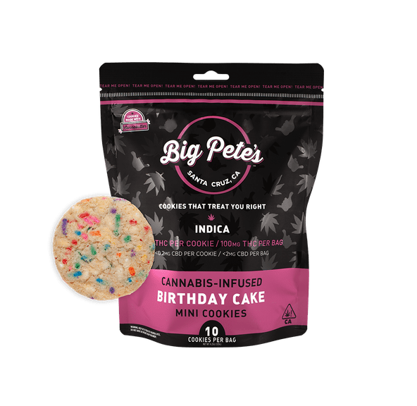 Big Pete's Cookie 100mg Extra Strength Indica Birthday Cake