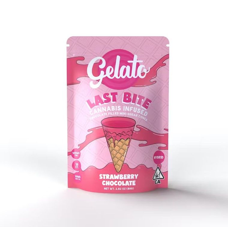Gelato Last Bite Strawberry Chocolate 100mg