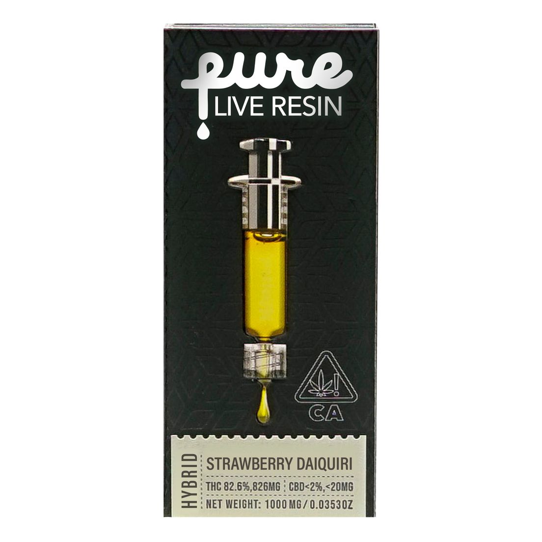 1. Pure 1g THC Live Resin Syringe - Sour Berry (S) *SALE*