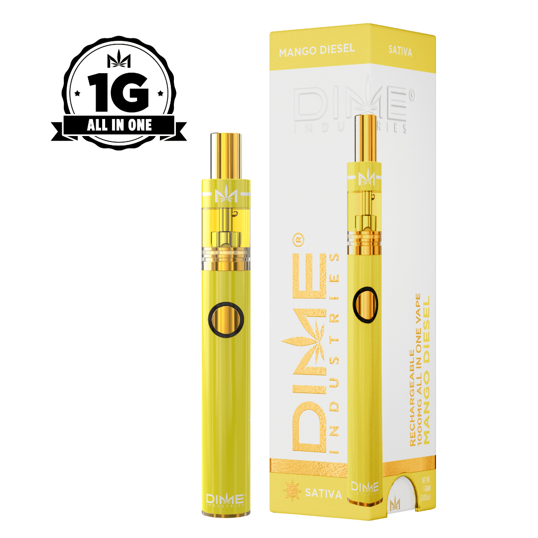 Dime | AIO Vape | 1g | Signature Distillate | Mango Diesel