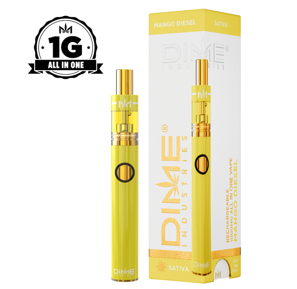 Dime | AIO Vape | 1g | Signature Distillate | Mango Diesel