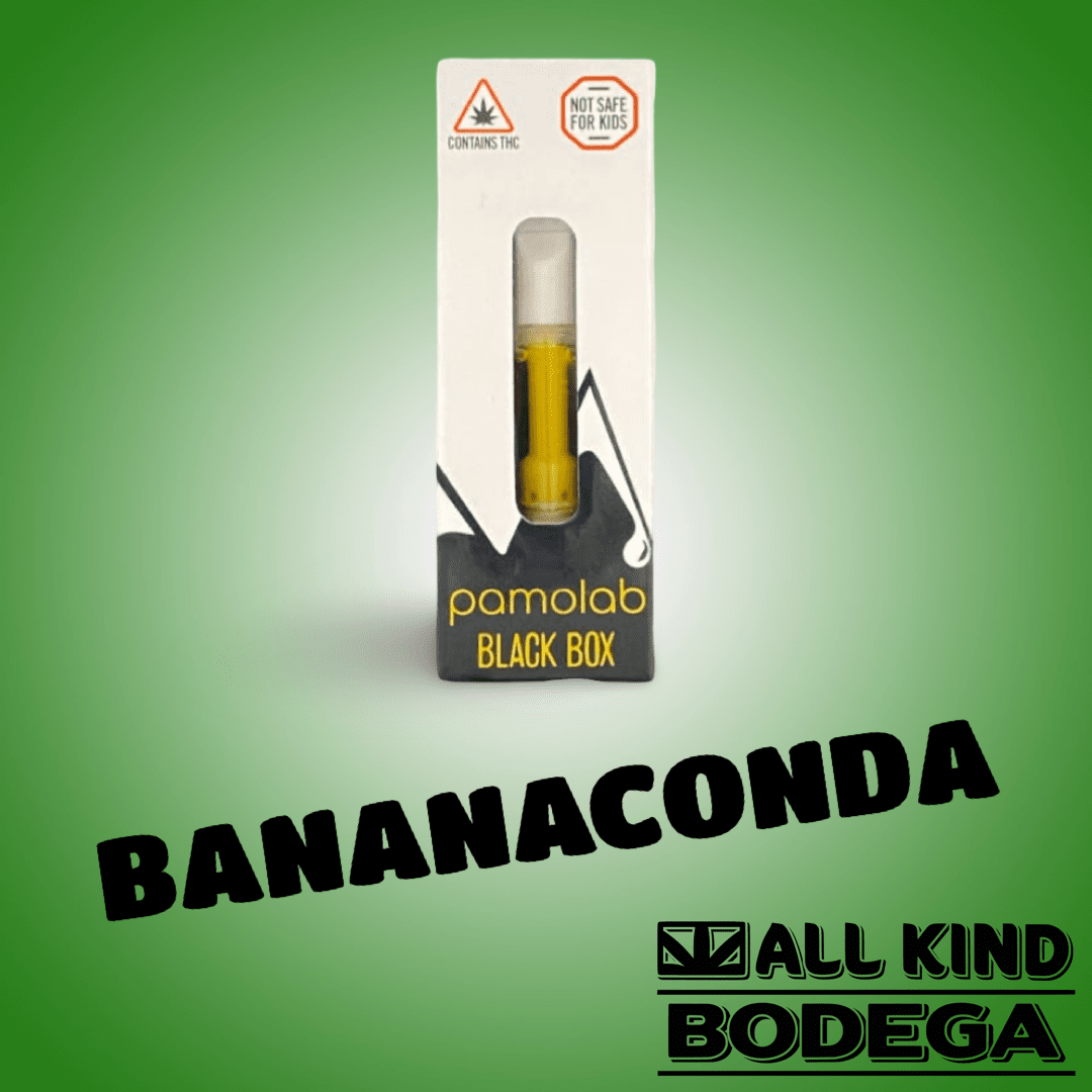 Bananaconda 1g Cured Resin Vape Cart (@pamolab)