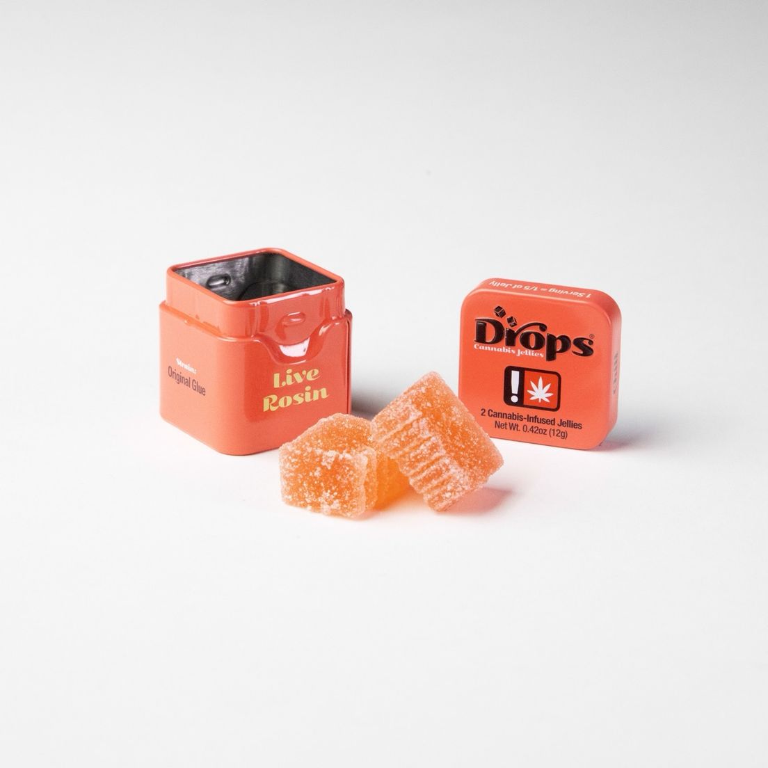 Drops- Watermelon (Chill) Live Rosin Jellies 100mg (I)