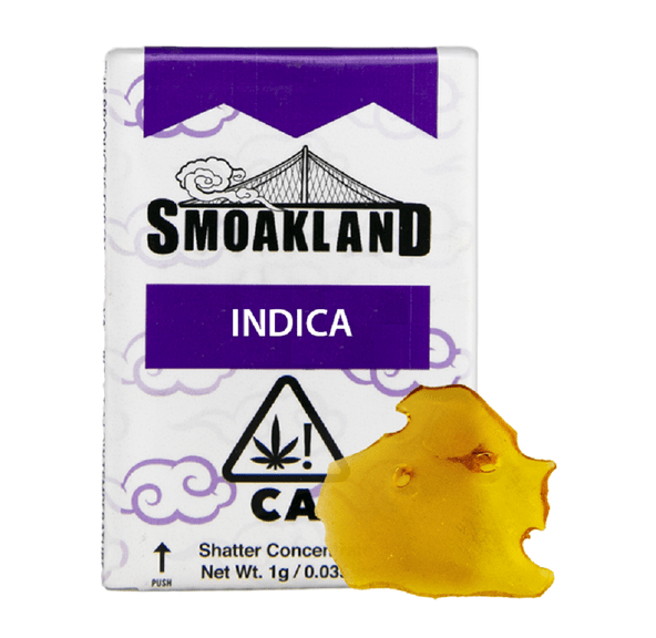 Smoakland - Shatter (1 Gram) - Rainbow Belts