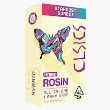 CLSICS - 1g Live Rosin AIO (Stardust Sorbet)