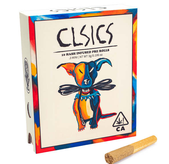 Abominable Snowman/ Lemon Kush Mintz, Hash Infused Prerolls, 10 pk, 22.6% - CLSICS