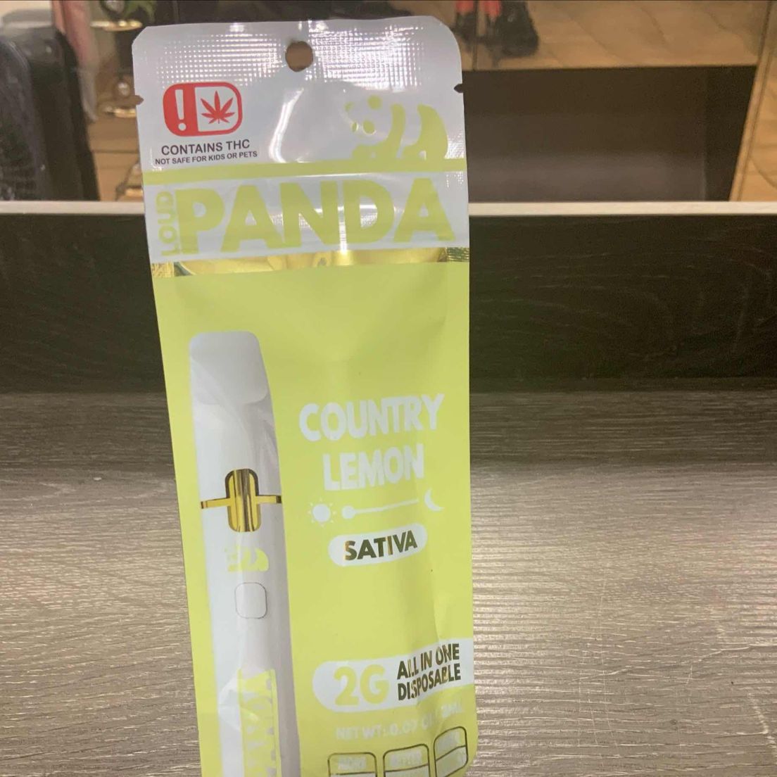 Country Lemon Loud Panda 2g Disposable