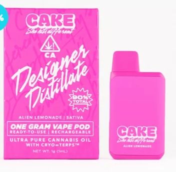 Cake - Alien Lemonade - Designer Distillate Disposable Vape 1.25g
