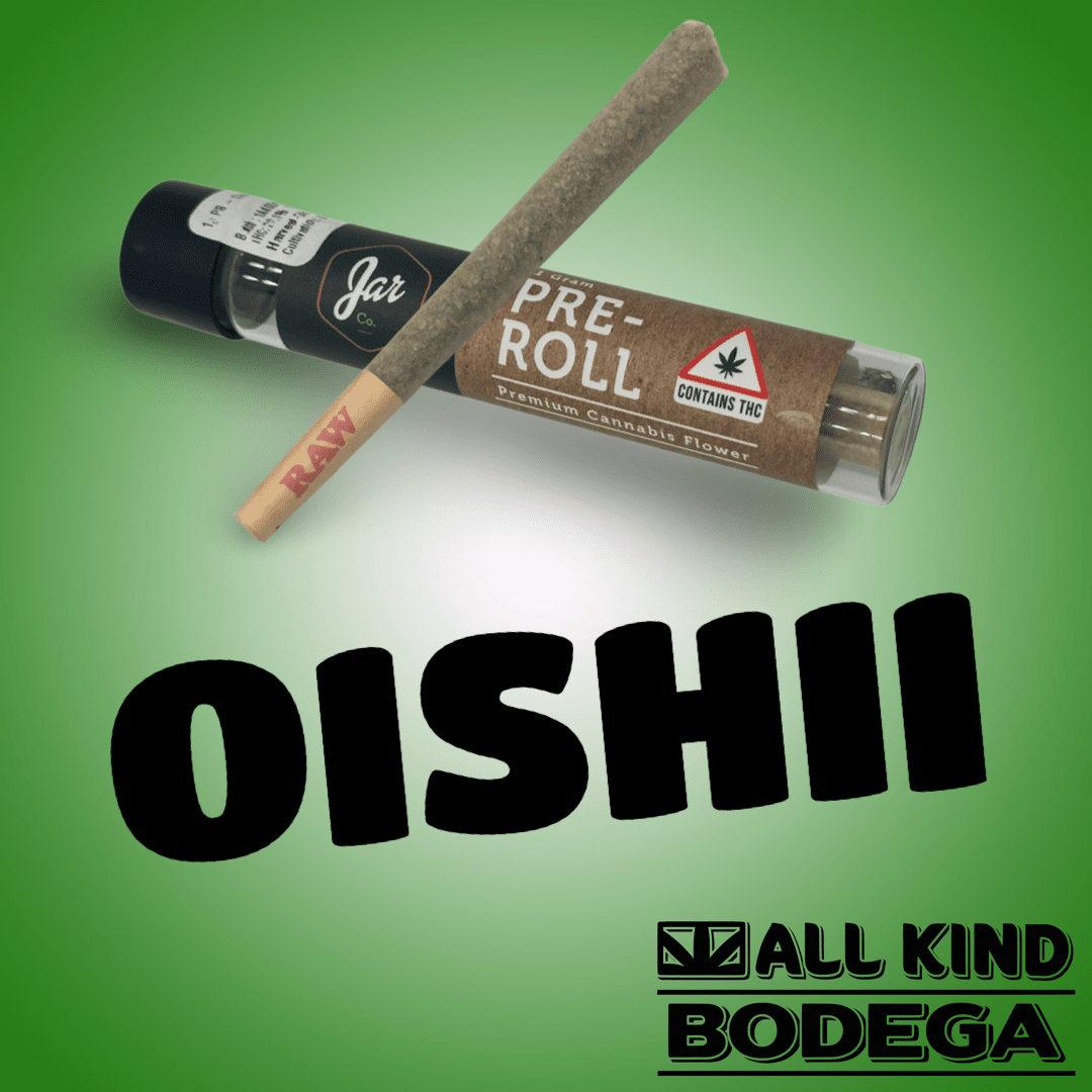 OISHII 1g Pre-roll (@jarcannabis2.0)