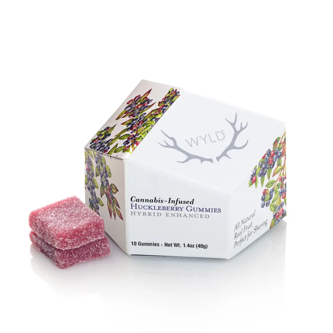 Huckleberry Hybrid Enhanced Gummies 100mg 40.00 g
