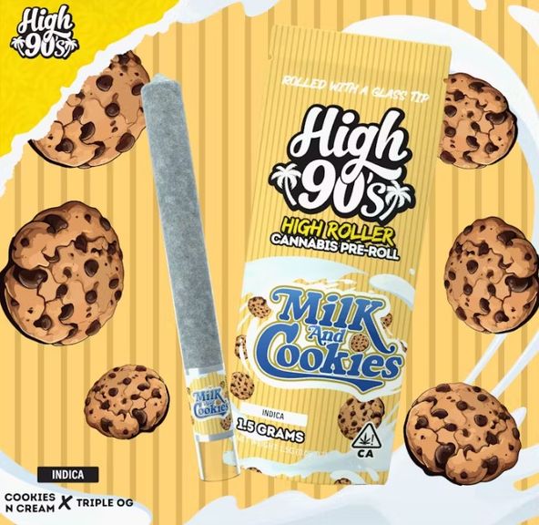 Milk and Cookies High Roller Pre-Roll