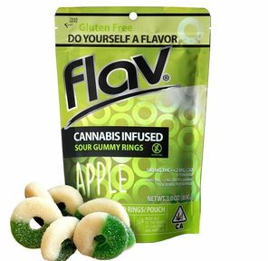 APPLE RINGS, Edible, 100mg - Flav
