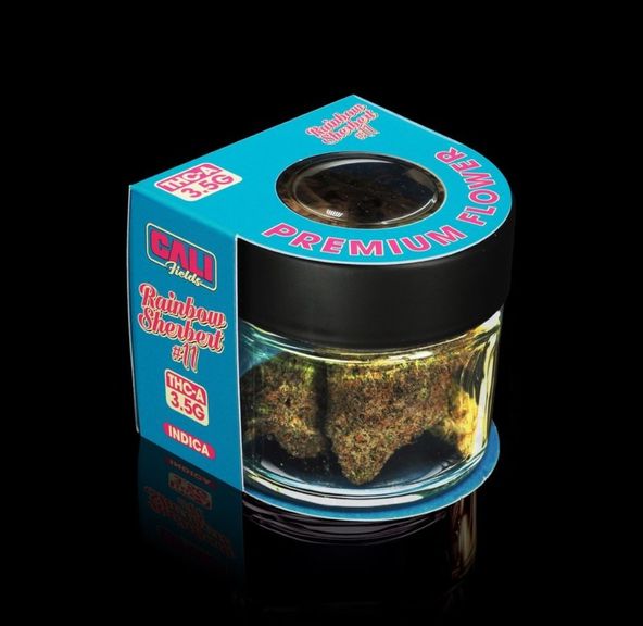 Cali Fields 3.5g Rainbow Sherbert