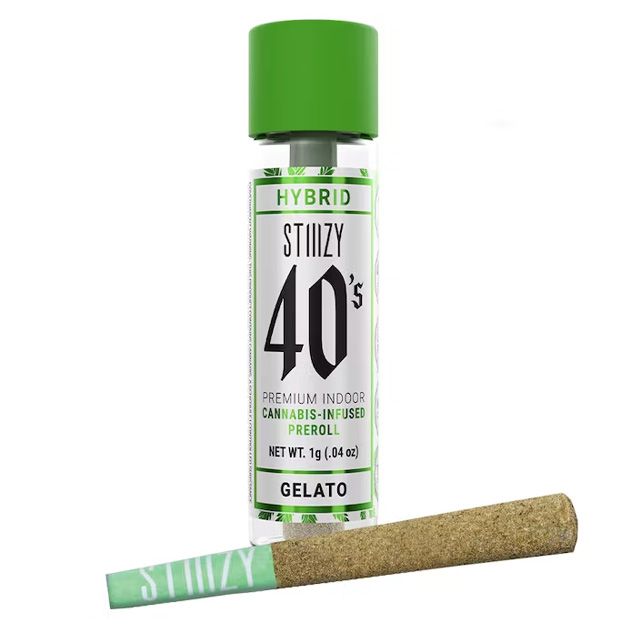 GELATO - 1G INFUSED PREROLL by STIIIZY THC 42.48%