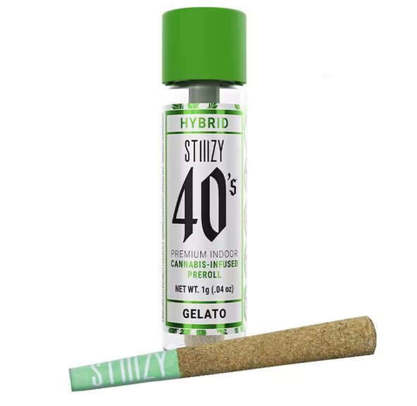 GELATO - 1G INFUSED PREROLL by STIIIZY THC 42.48%