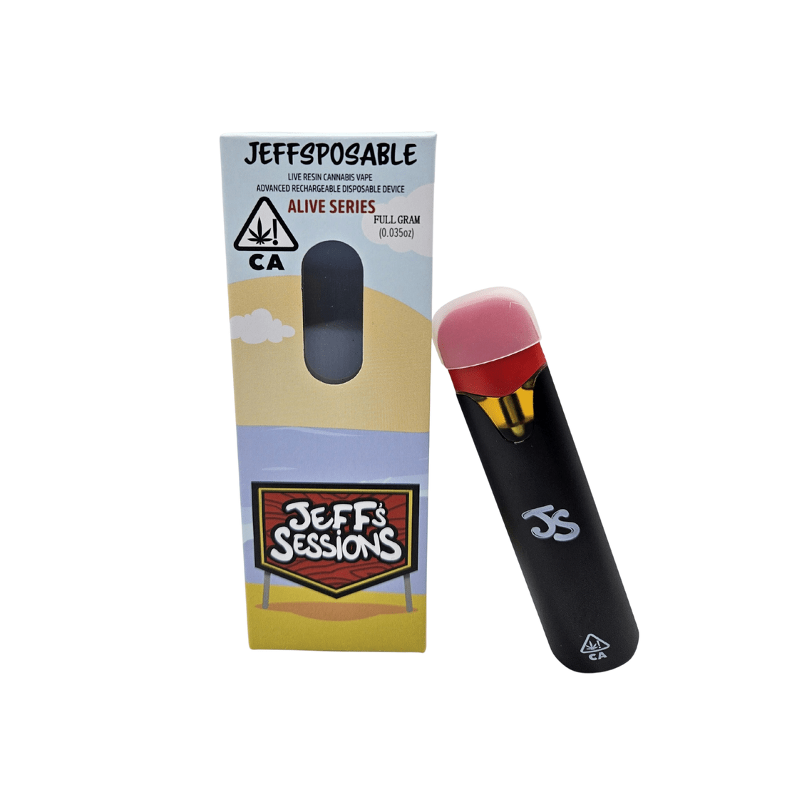Jeff's Sessions | AIO Vape | 1g | Live Resin | Tropic Diesel