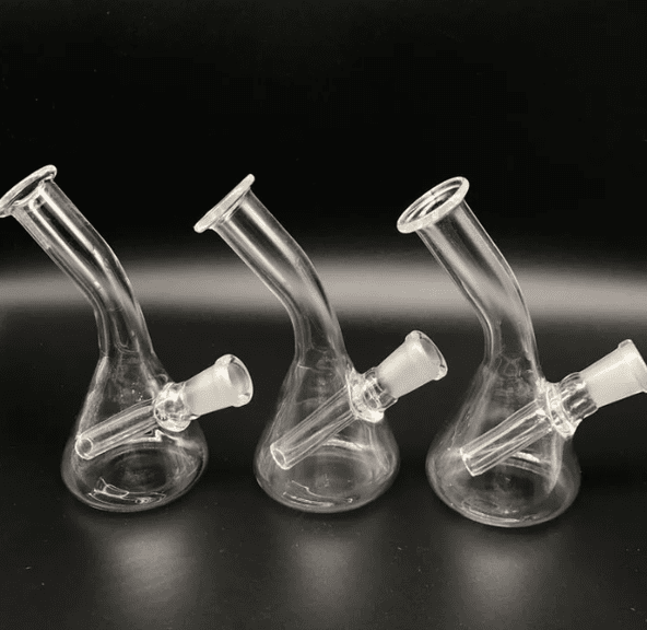 Bong - Mini 4" Glass Beaker Bong 10mm connection