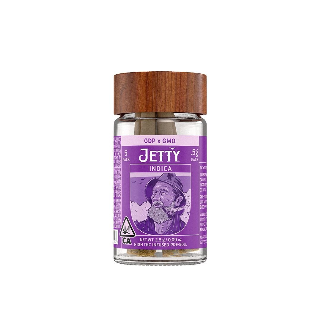 Jetty High THC Infused Pre-roll 5pk GDP x GMO 2.5g