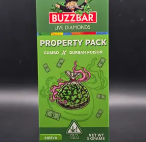Buzz Bar - Disposable - Gumbo x Durban Poison - 3G