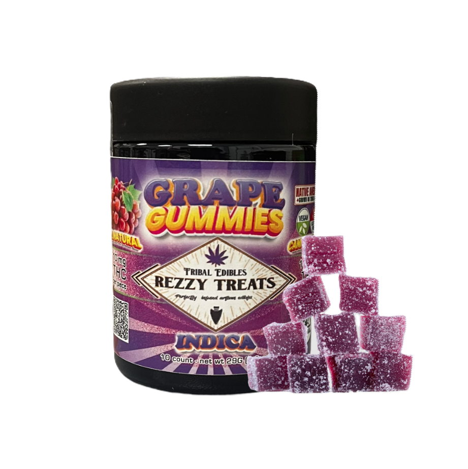 REZZY TREATS GRAPE GUMMIES 100 MG