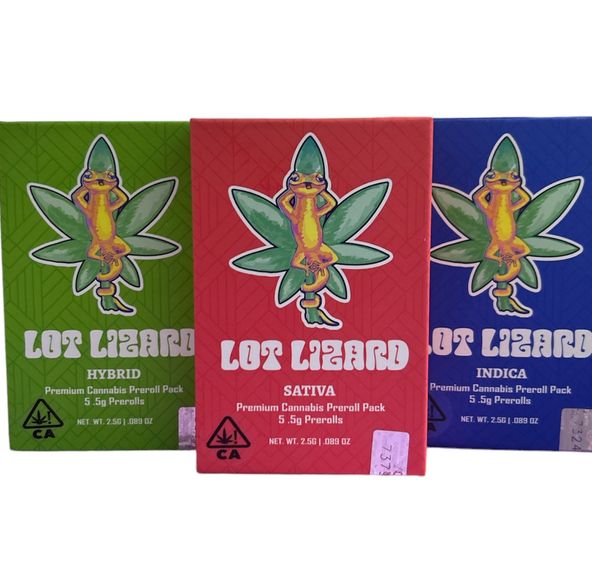 D. Lot Lizard 5pk x .5g Infused Pre Rolls - Sundae Driver (H)