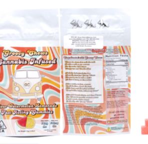 Golden State Canna | Groovy Chews | Watermelon Lemonade | 100mg Fast Acting