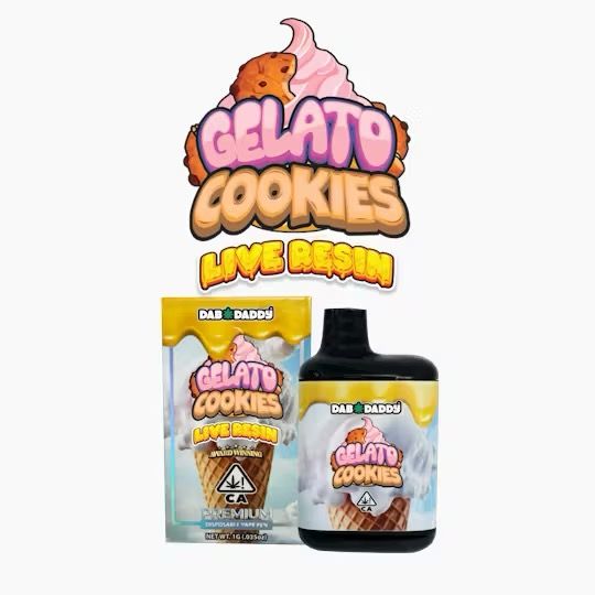 Dab Daddy- Gelato Cookies Live Resin AIO 1g (I)