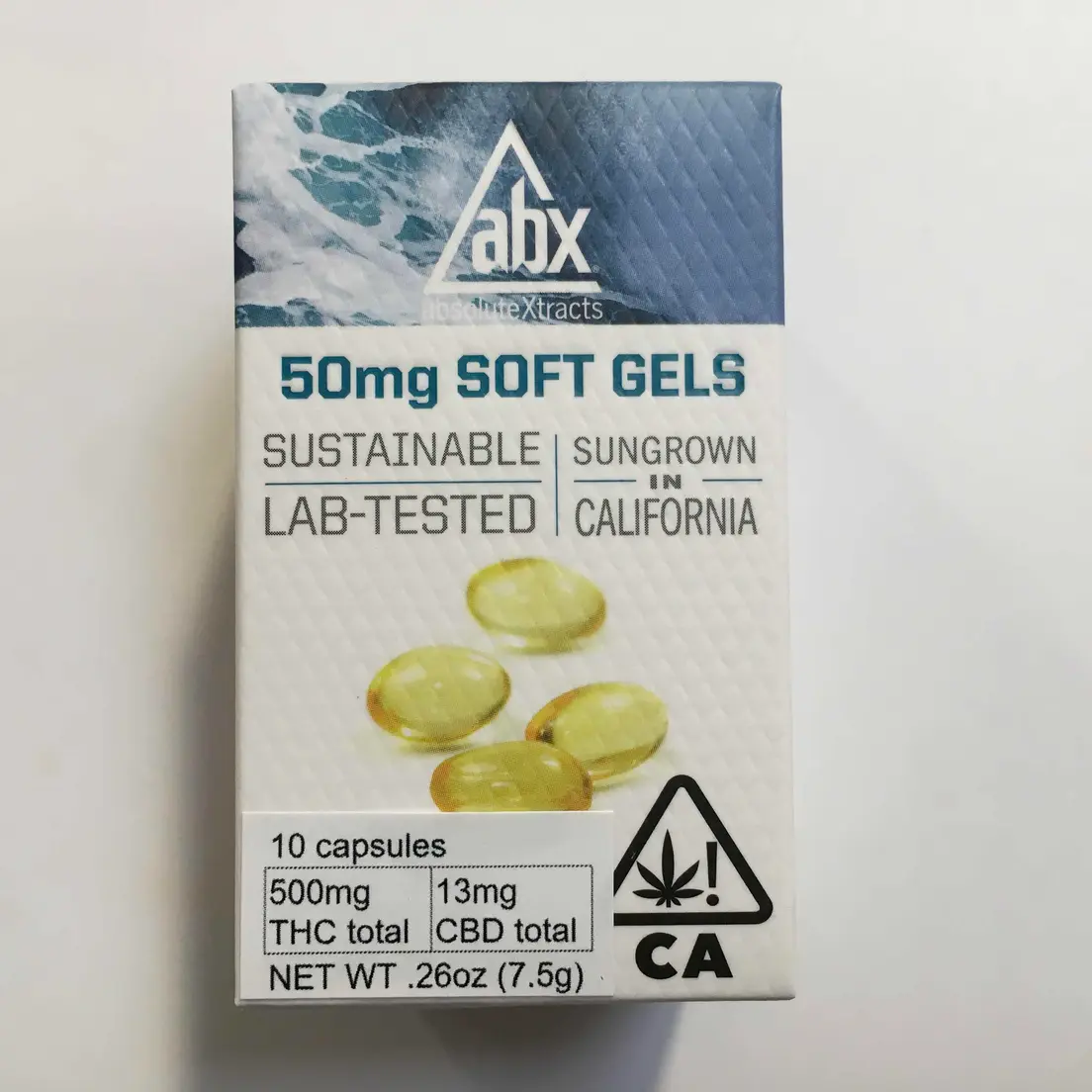 ABX - 50mg Soft Gels 10pk
