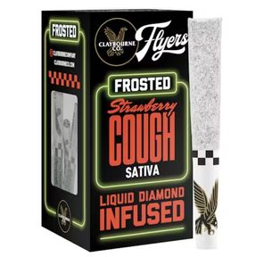Strawberry Cough - 5pk Diamond Frosted Flyers Pre-Rolls