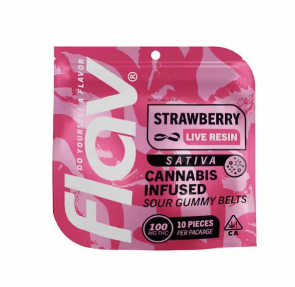 Flav - Belt - Strawberry - Live Resin - 100mg 40g