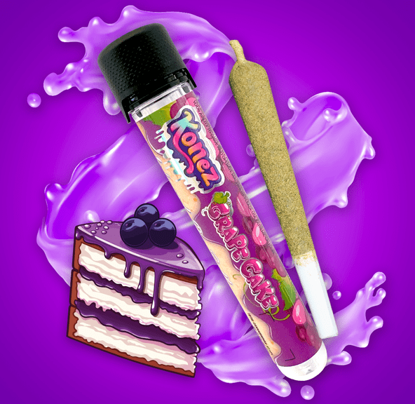 KONEZ Grape Cake Infused Pre Roll 1.2g