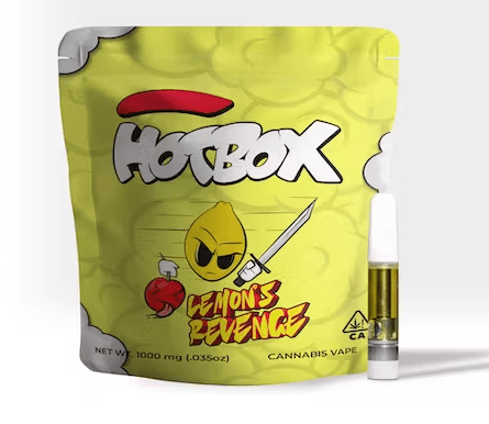 HOTBOX - HOTBOX | LEMON'S REVENGE 510 Vape Carts (1g) at KUSHAGRAM