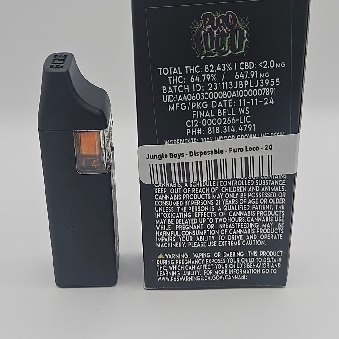 Jungle Boys - Disposable - Puro Loco - 2G