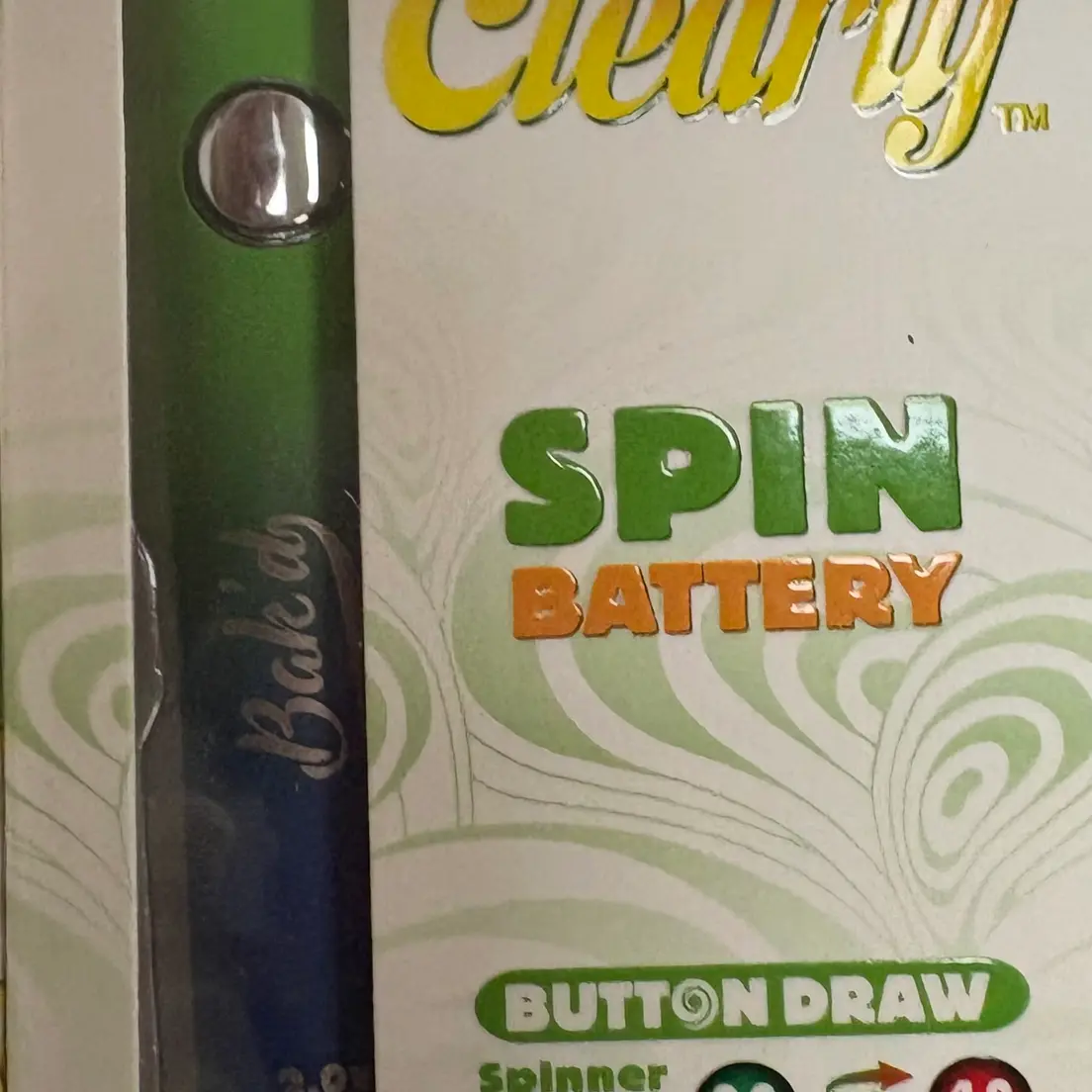 Bak'd - Spin Battery - Green/Blue