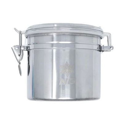 SC NICE GLASS Stainless Metal Canister - Wide