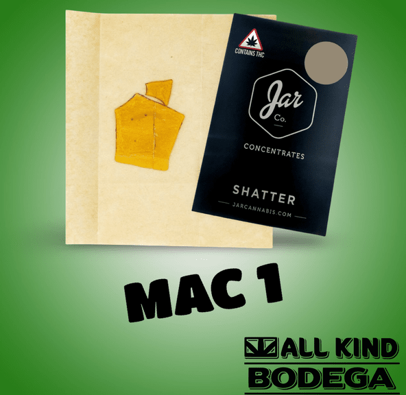 MAC 1 Shatter 1g (@Jarcannabis2.0)