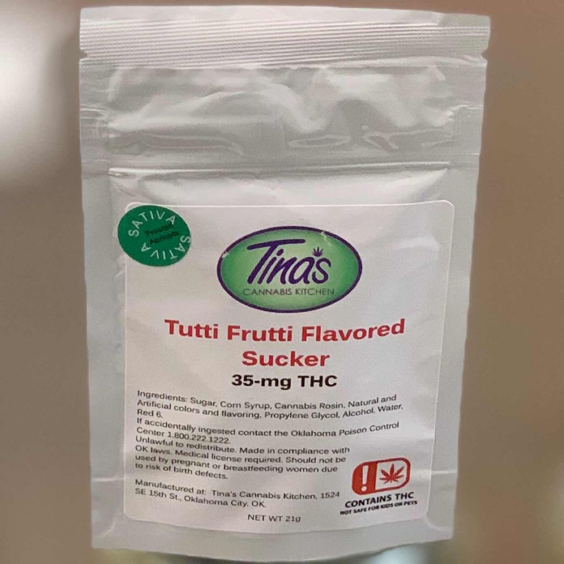 Tutti Frutti Sucker S 35mg