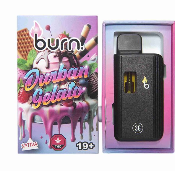 3 Gram Burn Disposable – Durban Gelato (3 Gram)