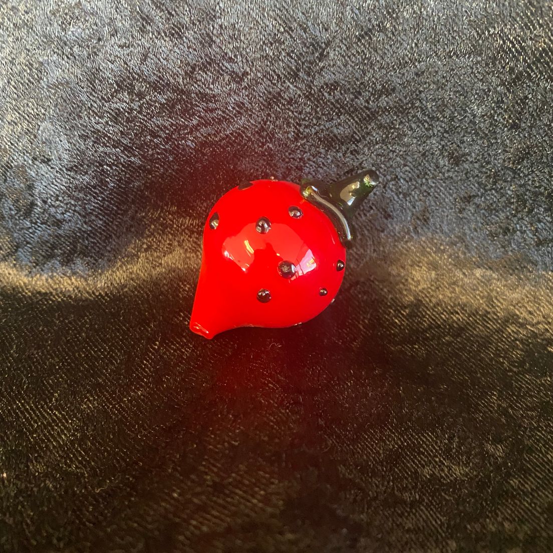Glass Strawberry Carb Cap