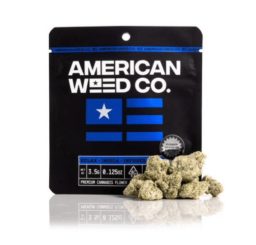 American Weed Co. WEED Flower Purple Afghani 3.5g
