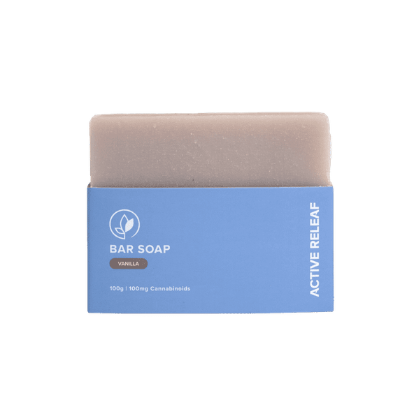Vanilla 100mg CBD Soap by Active Releaf Wellness
