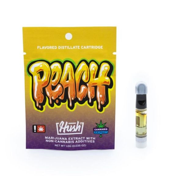 Hush Peach 1g Cartridge 88.19%
