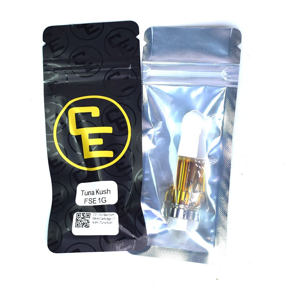 C.E. | Full Spectrum Extract Cartridge | 1 Gram | Tuna Kush | Indica | $45.00