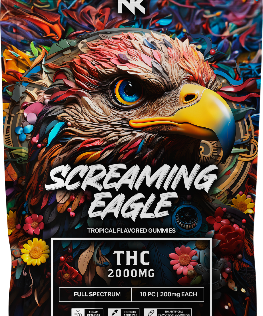 NATURES KEY SCREAMIN EAGLE TROPICAL GUMMIES 2000MG